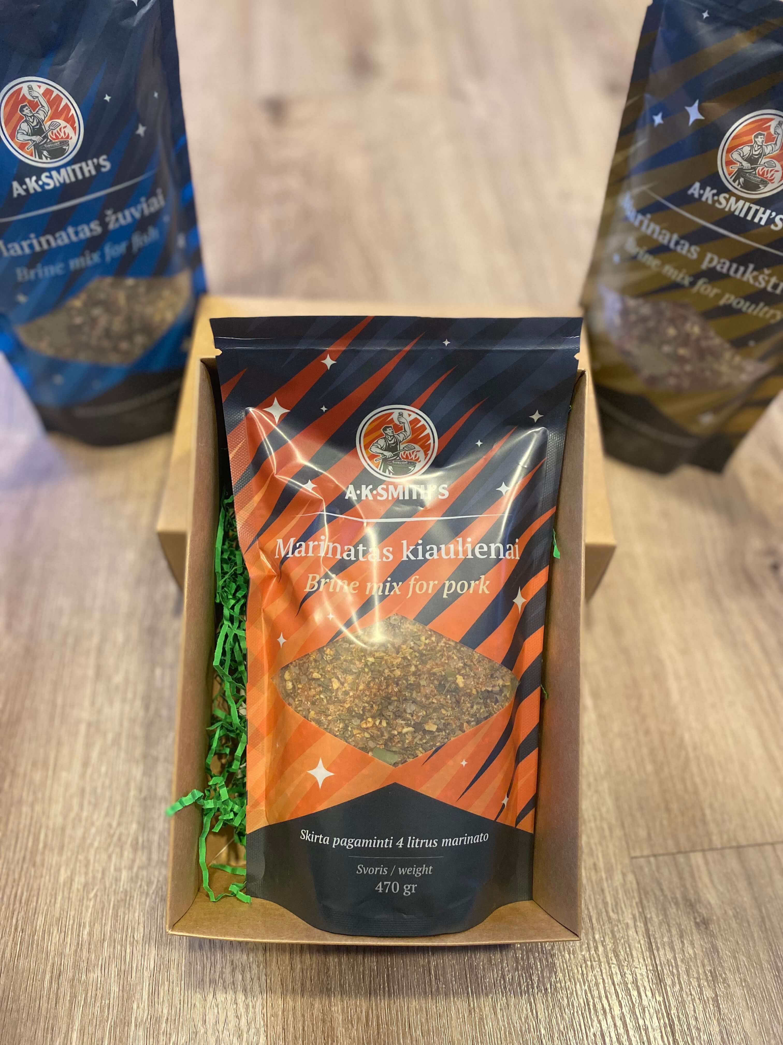 AK Smith´s marinatas kiaulienai 470 g.
