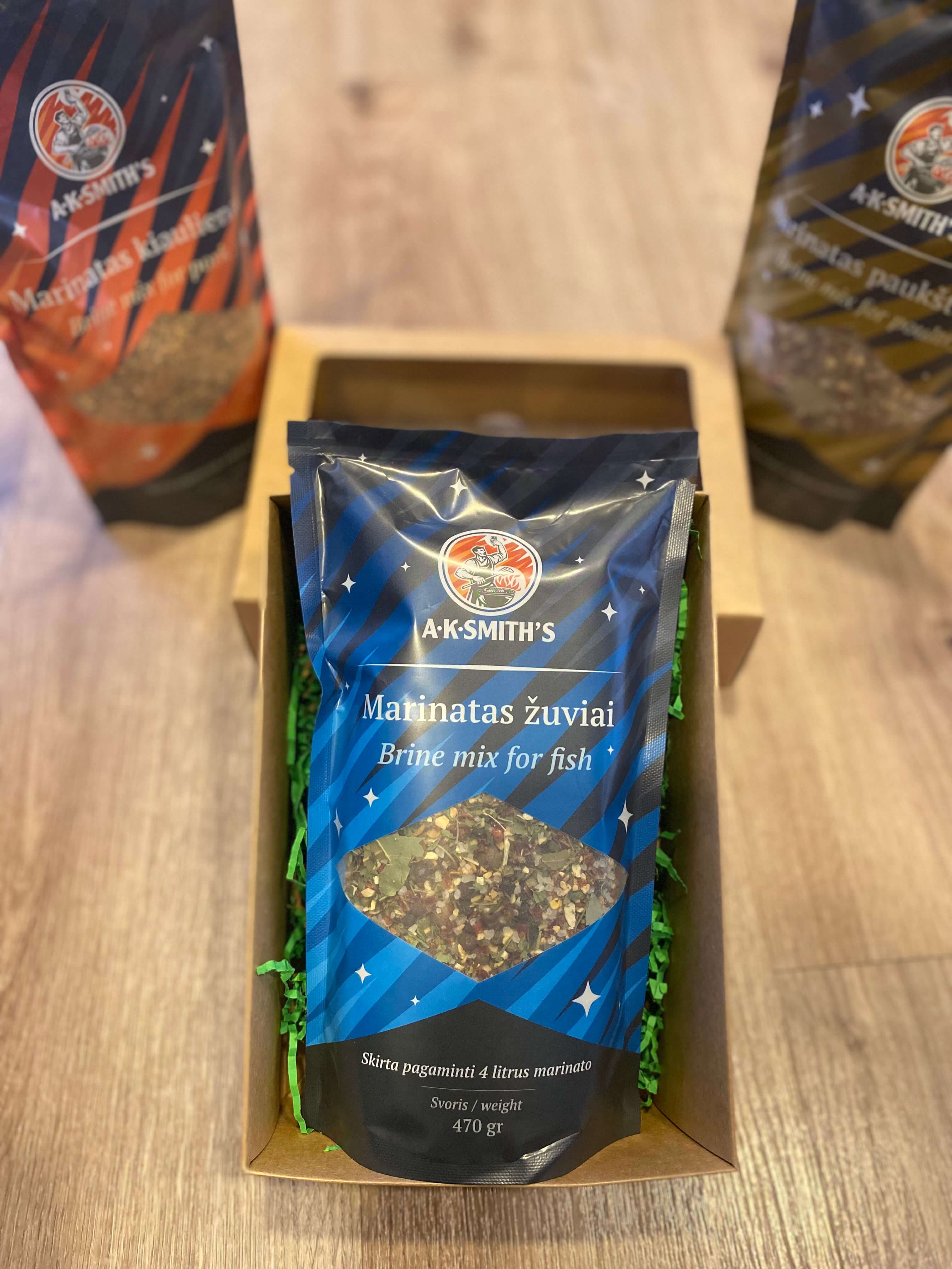 AK Smith´s marinatas žuviai 470 g.