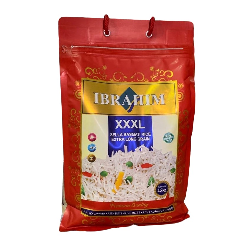 BASMATI ryžiai, 4.5 Kg.